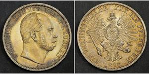 1 Талер Пруссия (королевство) (1701-1918) Серебро Wilhelm I, German Emperor (1797-1888)