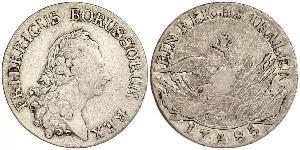 1 Талер Пруссия (королевство) (1701-1918) Серебро Фридрих II (король Пруссии) (1712 – 1786)