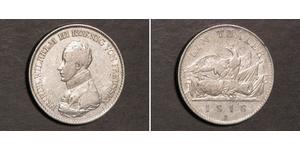 1 Талер Пруссия (королевство) (1701-1918) Серебро Фридрих Вильгельм III, король Пруссии (1770 -1840)