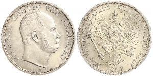 1 Талер Пруссия (королевство) (1701-1918) Серебро Wilhelm I, German Emperor (1797-1888)