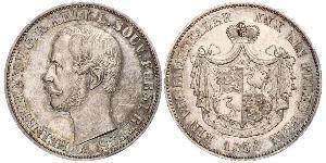1 Талер Рейсс (старшей линии) (1778 - 1918) Серебро Heinrich XX, Prince Reuss of Greiz