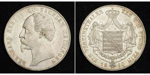 1 Талер Саксен-Мейнинген (1680 - 1918) Серебро Бернгард II (герцог Саксен-Мейнингена)