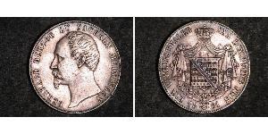 1 Талер Саксен-Мейнинген (1680 - 1918) Серебро Бернгард II (герцог Саксен-Мейнингена)
