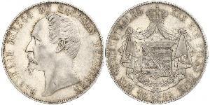 1 Талер Саксен-Мейнинген (1680 - 1918) Серебро Бернгард II (герцог Саксен-Мейнингена)