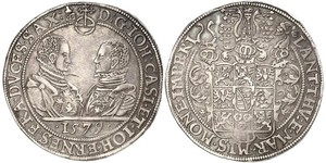 1 Талер Саксония (королевство) (1806 - 1918) Серебро 