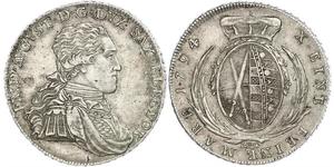 1 Талер Саксония (курфюршество) (1356 - 1806) Серебро Фридрих Август I (король Саксонии)