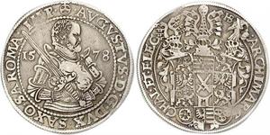 1 Талер Саксония (курфюршество) (1356 - 1806) Серебро 