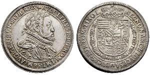 1 Талер Священная Римская империя (962-1806) Серебро Рудольф II (1552 - 1612)