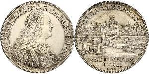 1 Талер Священная Римская империя (962-1806) Серебро Франц I Стефан(1708-1765)