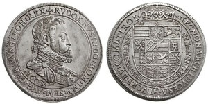 1 Талер Священная Римская империя (962-1806) Серебро Рудольф II (1552 - 1612)