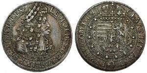 1 Талер Священная Римская империя (962-1806) Серебро Леопольд I (император Священной Римской империи)(1640-1705)