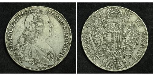1 Талер Священная Римская империя (962-1806) Серебро Франц I Стефан(1708-1765)