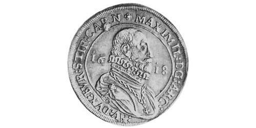 1 Талер Священная Римская империя (962-1806) Серебро Максимилиан III Австрийский (1558 – 1618)
