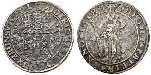 1 Талер Федеральные земли Германии Серебро Friedrich Ulrich (1591 - 1634)