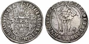 1 Талер Федеральные земли Германии Серебро Friedrich Ulrich (1591 - 1634)
