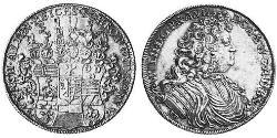 1 Талер Anhalt-Harzgerode (1635–1709) Срібло 