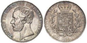 1 Талер Grand Duchy of Oldenburg (1814 - 1918) Срібло Peter II, Grand Duke of Oldenburg (1827 - 1900)