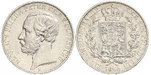 1 Талер Grand Duchy of Oldenburg (1814 - 1918) Срібло Peter II, Grand Duke of Oldenburg (1827 - 1900)