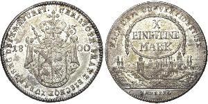 1 Талер Prince-Bishopric of Bamberg (1245–1802) Срібло 