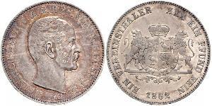 1 Талер Principality of Reuss-Greiz (1778 - 1918) Срібло Heinrich LXVII, Prince Reuss Younger Line