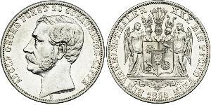 1 Талер Principality of Schaumburg-Lippe (1643 - 1918) Срібло Adolf I, Prince of Schaumburg-Lippe