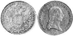 1 Талер Австрійська імперія (1804-1867) Срібло 