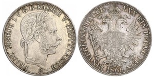 1 Талер Австрійська імперія (1804-1867) Срібло Франц Иосиф I (1830 - 1916)