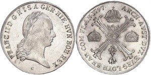 1 Талер Австрійська імперія (1804-1867) Срібло Francis II, Holy Roman Emperor (1768 - 1835)