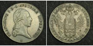 1 Талер Австрійська імперія (1804-1867) Срібло Francis II, Holy Roman Emperor (1768 - 1835)