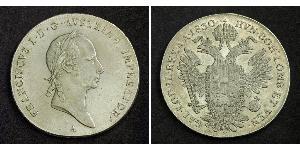 1 Талер Австрійська імперія (1804-1867) Срібло Francis II, Holy Roman Emperor (1768 - 1835)