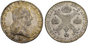 1 Талер Австрійська імперія (1804-1867) Срібло Francis II, Holy Roman Emperor (1768 - 1835)