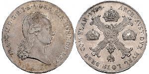 1 Талер Австрійська імперія (1804-1867) Срібло Francis II, Holy Roman Emperor (1768 - 1835)