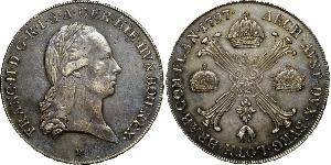 1 Талер Австрійська імперія (1804-1867) Срібло Francis II, Holy Roman Emperor (1768 - 1835)