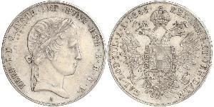 1 Талер Австрійська імперія (1804-1867) Срібло Ferdinand I of Austria (1793 - 1875)