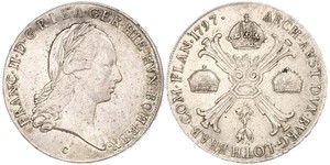 1 Талер Австрійська імперія (1804-1867) Срібло Francis II, Holy Roman Emperor (1768 - 1835)
