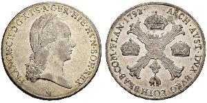 1 Талер Австрійська імперія (1804-1867) Срібло Francis II, Holy Roman Emperor (1768 - 1835)