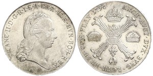 1 Талер Австрійська імперія (1804-1867) Срібло Francis II, Holy Roman Emperor (1768 - 1835)