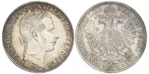 1 Талер Австрійська імперія (1804-1867) Срібло Франц Иосиф I (1830 - 1916)