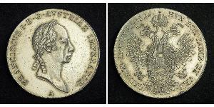 1 Талер Австрійська імперія (1804-1867) Срібло Francis II, Holy Roman Emperor (1768 - 1835)