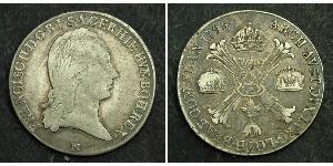 1 Талер Австрійська імперія (1804-1867) Срібло Francis II, Holy Roman Emperor (1768 - 1835)