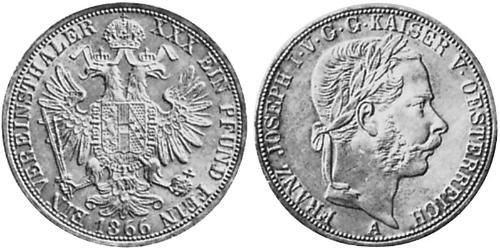 1 Талер Австрійська імперія (1804-1867) Срібло 