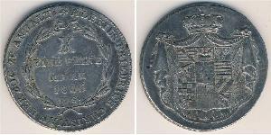 1 Талер Ангальт-Бернбург (1603 - 1863) Срібло Alexius Frederick Christian, Duke of Anhalt-Bernburg (1767 – 1834)