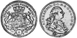 1 Талер Ансбах (1398–1792) Срібло Charles Alexander, Margrave of Brandenburg-Ansbach (1736 – 1806)
