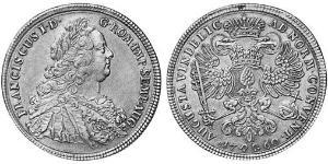 1 Талер Аугсбург (1276 - 1803) Срібло Francis I, Holy Roman Emperor (1708-1765)