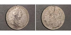 1 Талер Баварія (курфюрство) (1623 - 1806) Срібло Charles Theodore, Elector of Bavaria (1724 - 1799)