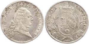 1 Талер Баварія (курфюрство) (1623 - 1806) Срібло 