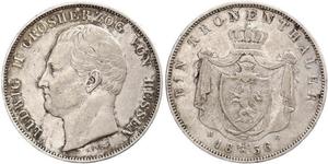 1 Талер Великое герцогство Гессен (1806 - 1918) Срібло Louis II, Grand Duke of Hesse