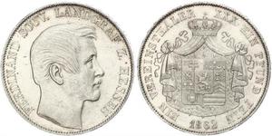 1 Талер Великое герцогство Гессен (1806 - 1918) Срібло Ferdinand, Landgrave of Hesse-Homburg