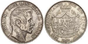1 Талер Великое герцогство Гессен (1806 - 1918) Срібло Ferdinand, Landgrave of Hesse-Homburg