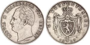 1 Талер Великое герцогство Гессен (1806 - 1918) Срібло Louis II, Grand Duke of Hesse